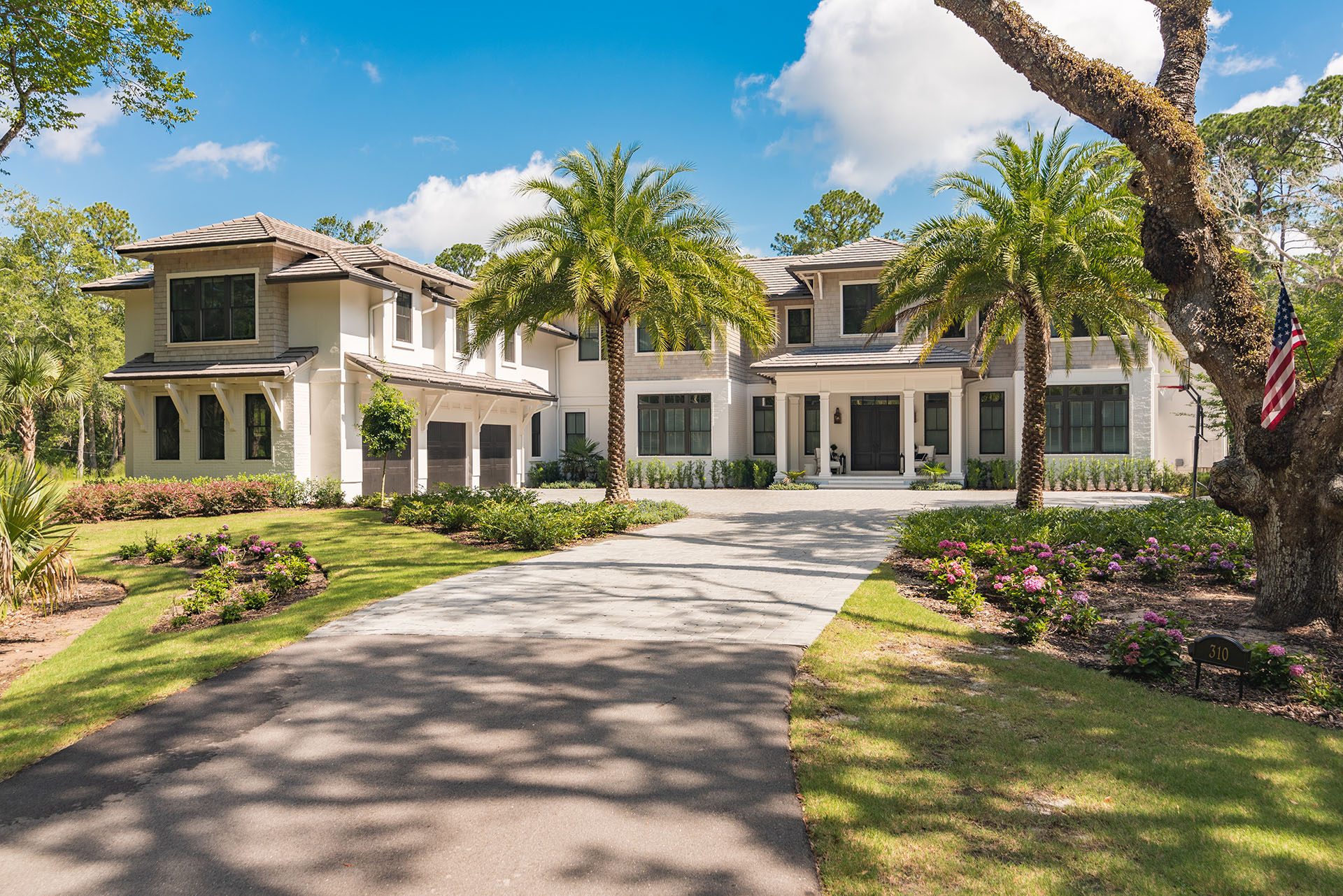 Front of Luxury House