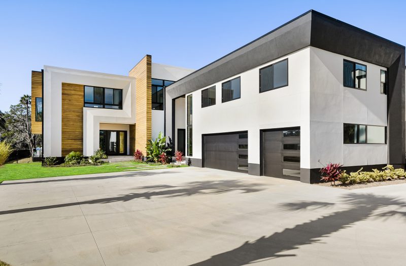 Two One Seven A front exterior modern home