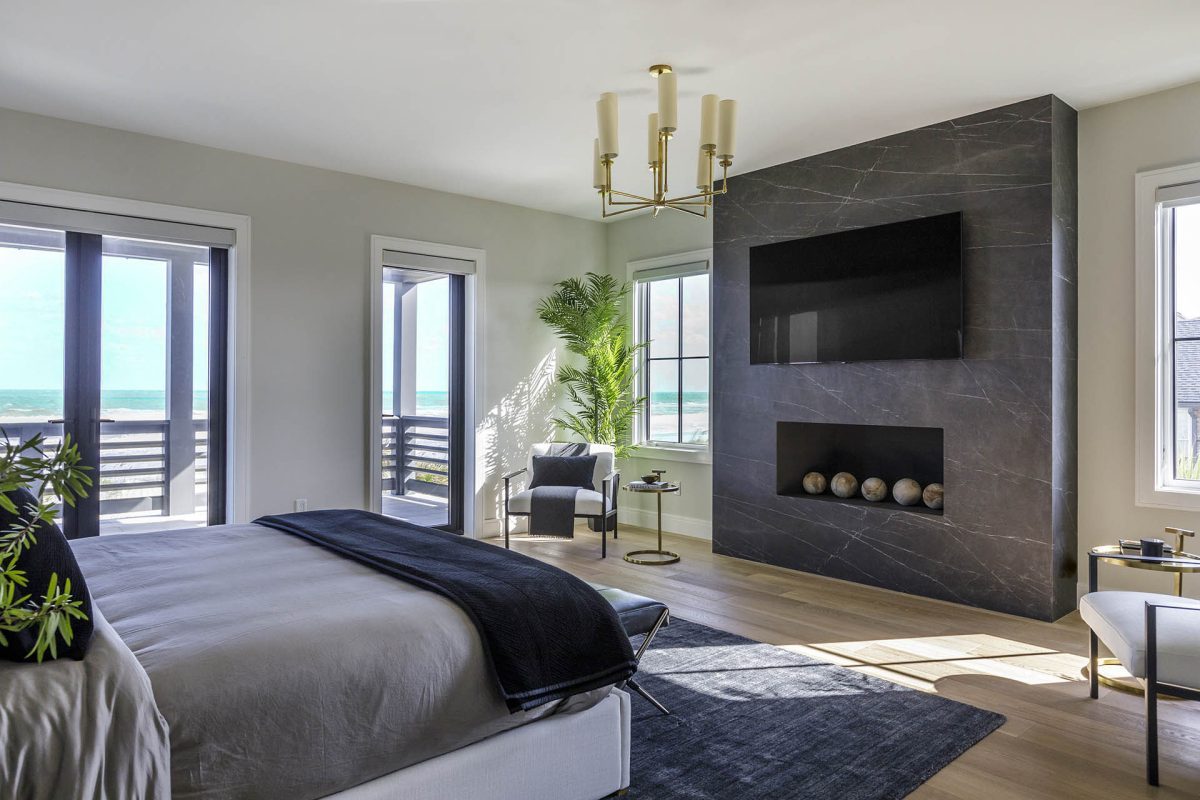 3108 Ocean Drive Bedroom with Fireplace 3108 Ocean Drive Bedroom with Fireplace